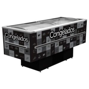 Expositor Ilha 2 Metros 568L Dupla Ação ICED568 220v - Fricon