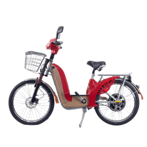 Bicicleta Elétrica ECO350 Vermelha Hattz