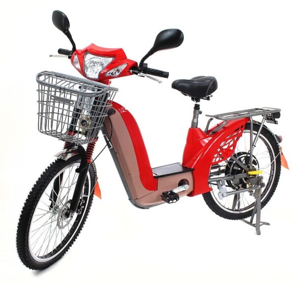 Bicicleta Elétrica ECO350 Vermelha Hattz - Image 3