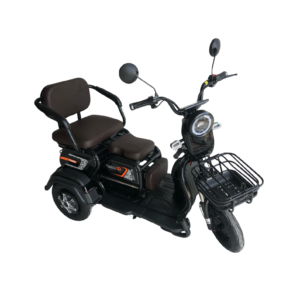 Triciclo Elétrico KIN 600W (3 Assentos) Preto Hattz