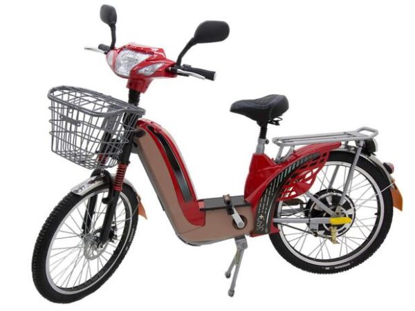 Bicicleta Elétrica ECO350 Vermelha Hattz - Image 2