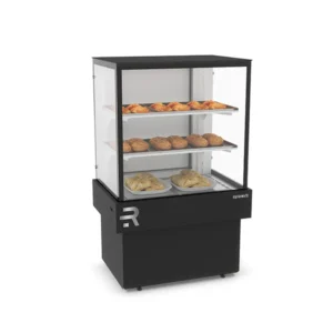 Vitrine Confeitaria Quente Vanguard Plus 75cm Preto CVPQ750 220V Refrimate