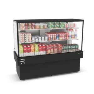 Vitrine Confeitaria Refrigerada Vanguard Plus 1,45 Metros Preto CVPRAF1450 220V Refrimate