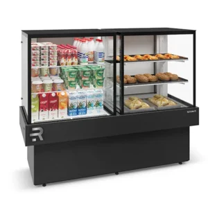 Vitrine Confeitaria Quente/Fria Vanguard Plus 1,52 Metro Preto CVPDRQ 220V Refrimate