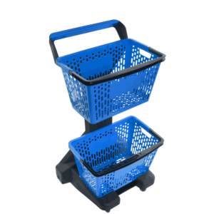 Carrinho de Supermercado 2 Cestos 24kg Della Plast