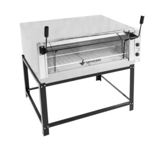 Forno Refratário Elétrico 110 Inox (95x95cm) FERI110 Venâncio