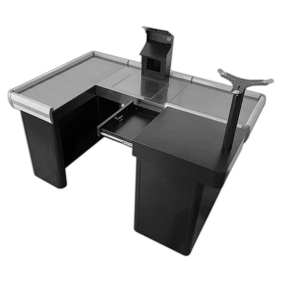 Check Out em Aço 1,60m com Recorte Balança SA - Imagem 3