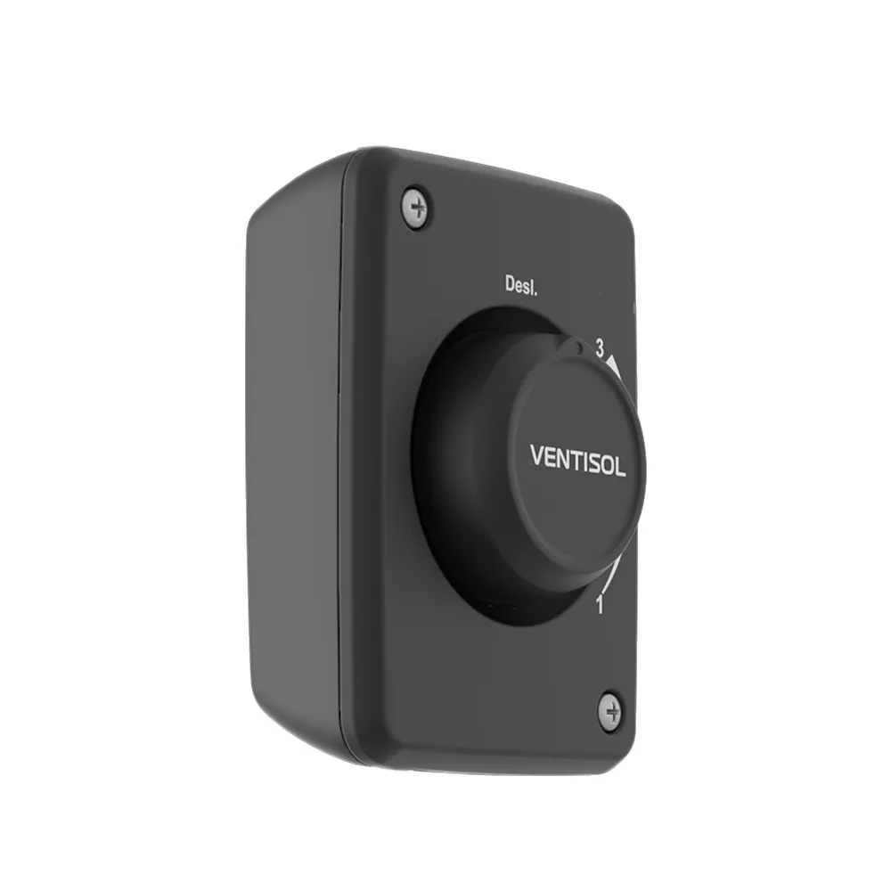 Ventilador de Parede 50cm Preto 127V/220V Ventisol - Imagem 5