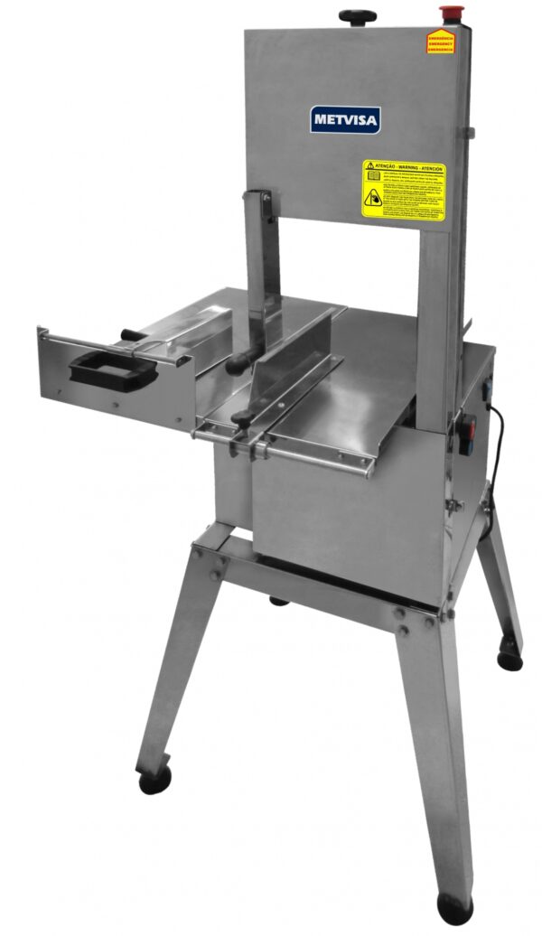 Serra Fita Média com Cavalete 218cm Pintada Motor ¾CV SFMPL-MAX Metvisa - Imagem 3