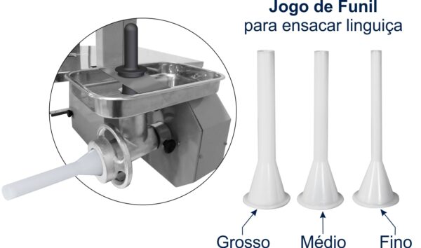 Serra Fita 178cm com Picador Boca 8 Motor ½CV SFP8L Metvisa - Imagem 5