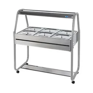 Buffet Térmico Aquecido 06 GNS Luxo Cinza 220v Ibet