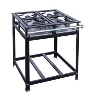 Fogão Industrial 4 Bocas 30X30 Alta Pressão Economy Cristalaço