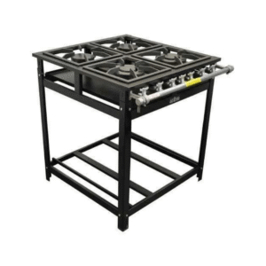 Fogão Industrial 4 Bocas 30X30 Baixa Pressão Economy Cristalaço