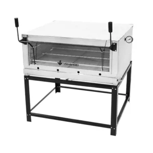 Forno Refratário a Gás 110 Inox (95x95cm) FIRI110 Venâncio