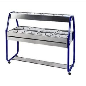 Self Service Duplo 08 Cubas Quente e 04 Cubas Fria Gelo-X Luxo 220v Ibet