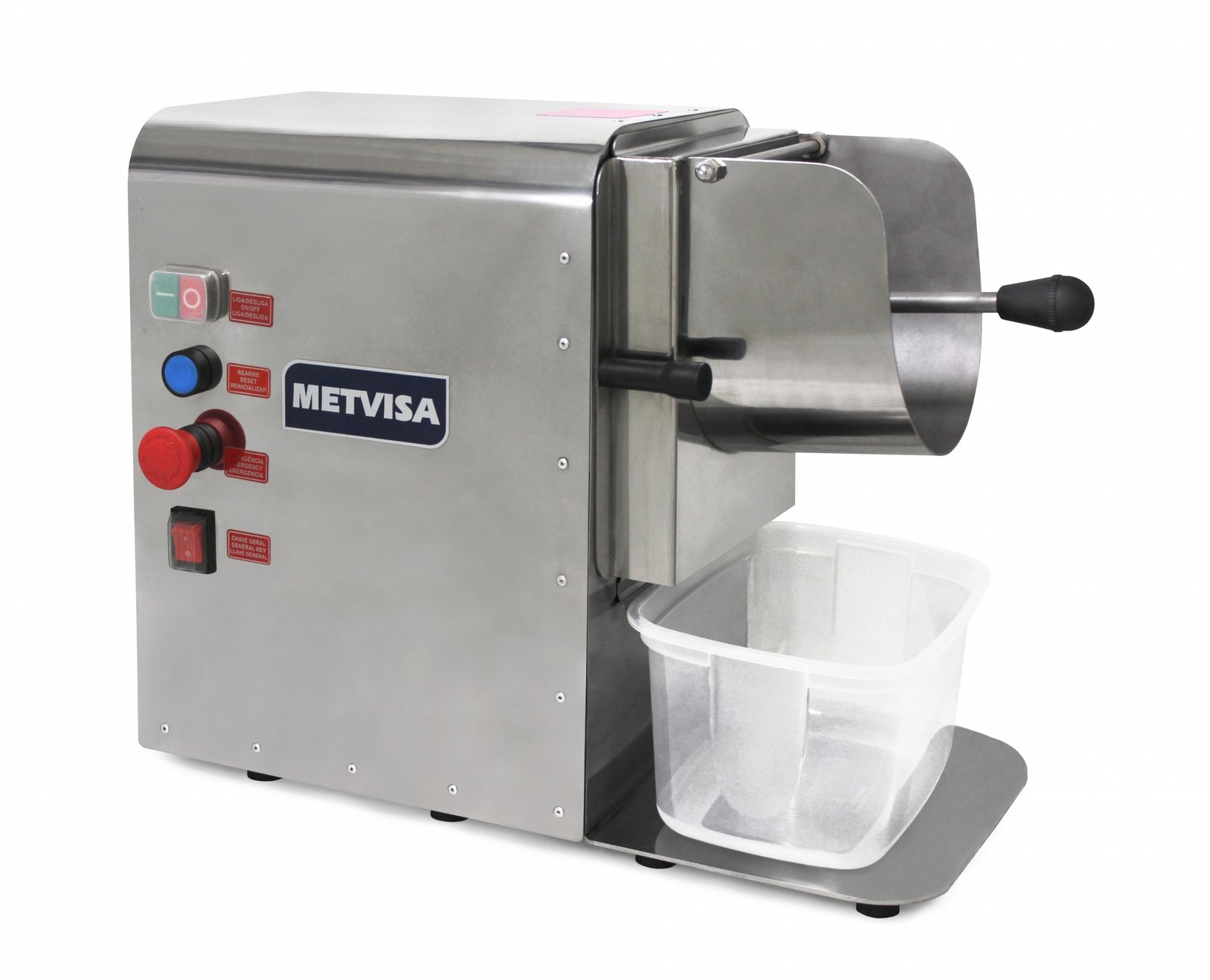 Ralador e Desfiador de Coco e Queijo Inox Metvisa