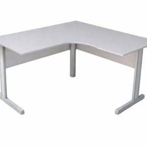 Mesa Birô Delta de 120x120cm sem Gaveta Cinza