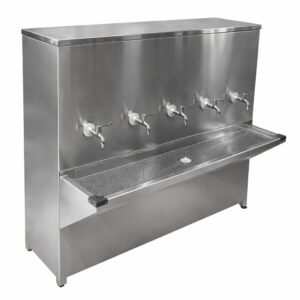 Bebedouro Industrial Inox com 5 Torneiras 190 Litros 220v