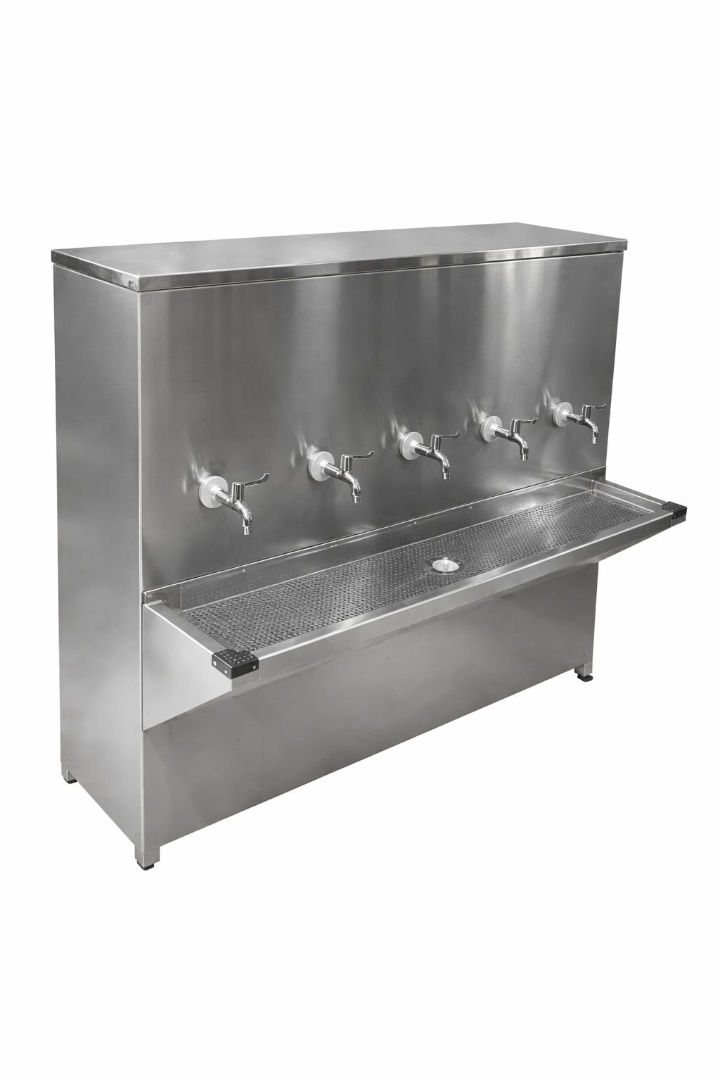 Bebedouro Industrial Inox com 5 Torneiras 190 Litros 220v
