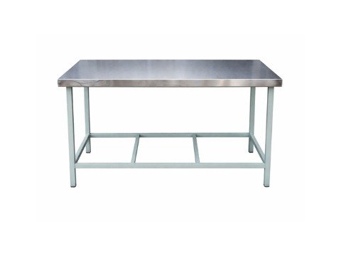 Mesa Multiuso 110cm X 55cm Tampo Inox e Estrutura Metalon