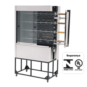 Assador de Frangos a Gás 4 Espetus SGF2 Venâncio